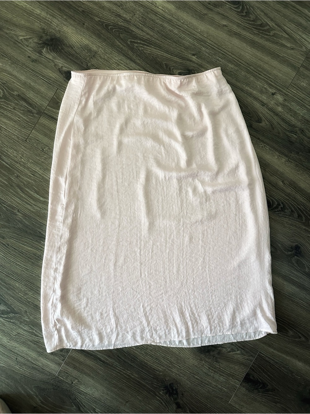 American Eagle Outfitters Light Pink Satin Midi/Maxi Skirt